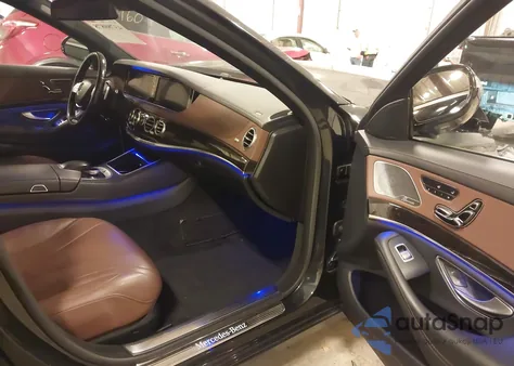 2014 Mercedes-Benz S 550 4Matic из США, поврежденный, VIN WDDUG8FB9EA061178